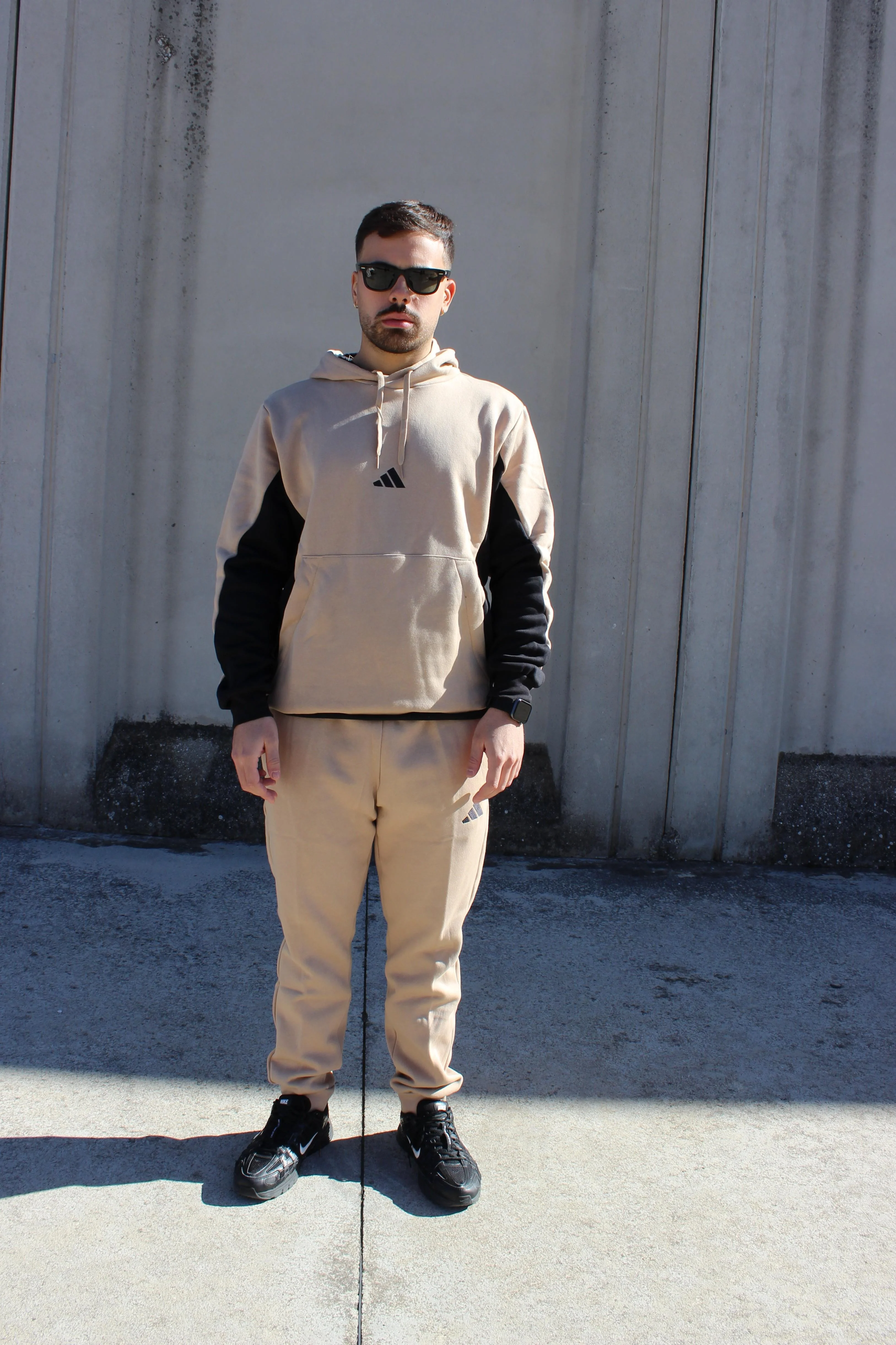 Adidas Tuta da Uomo Fleece Colorblock