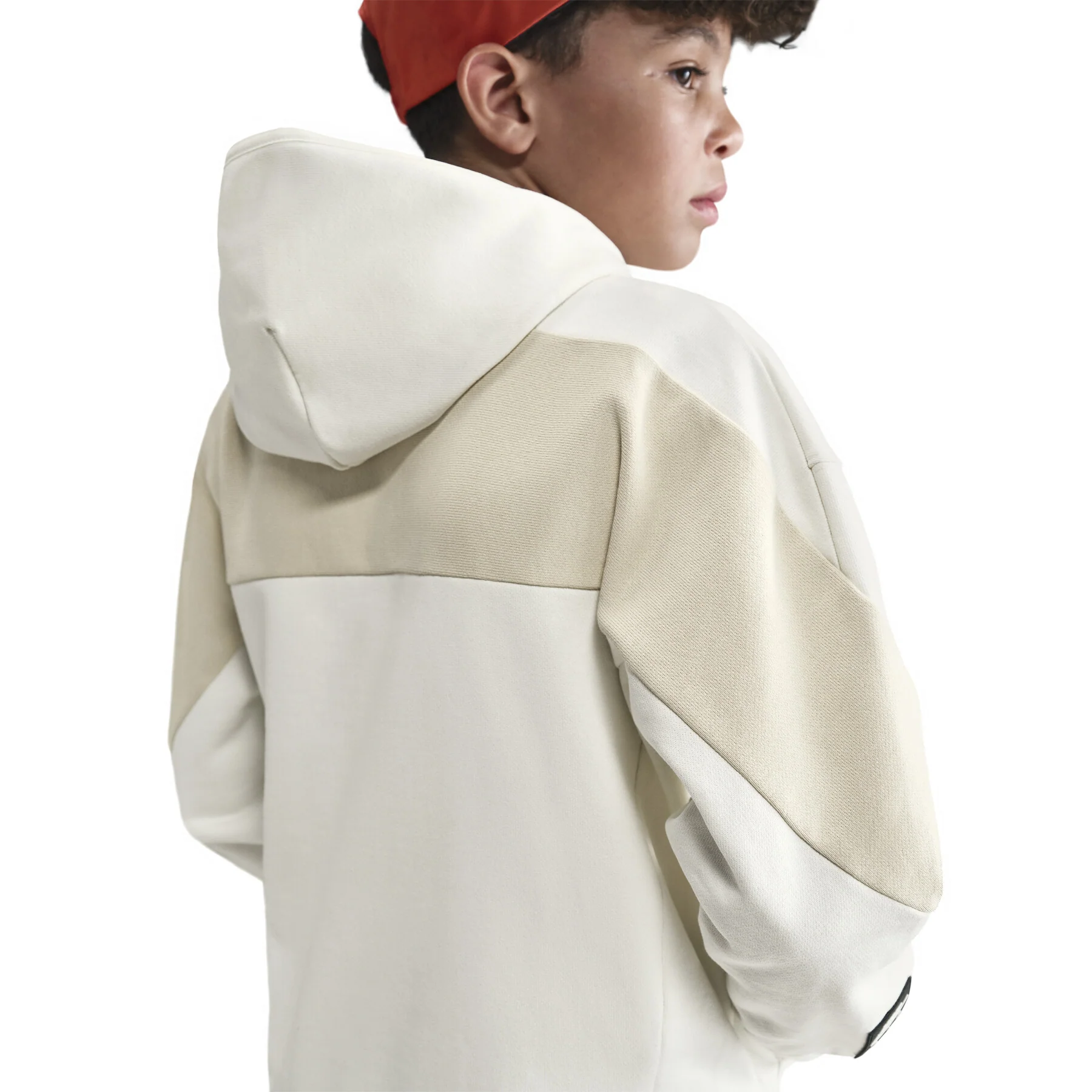 Felpa pullover in fleece con cappuccio - Image 2