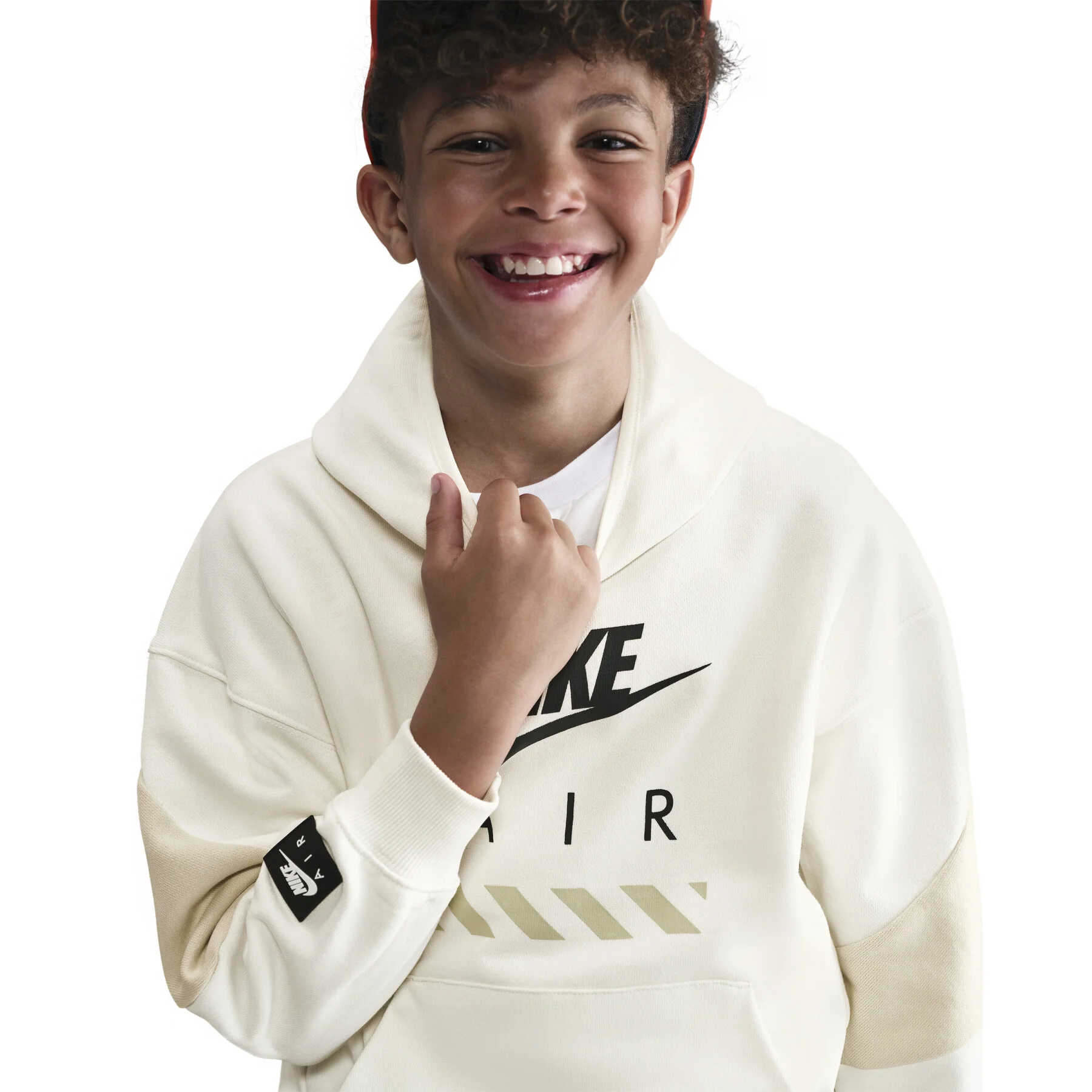 Felpa pullover in fleece con cappuccio - Image 3
