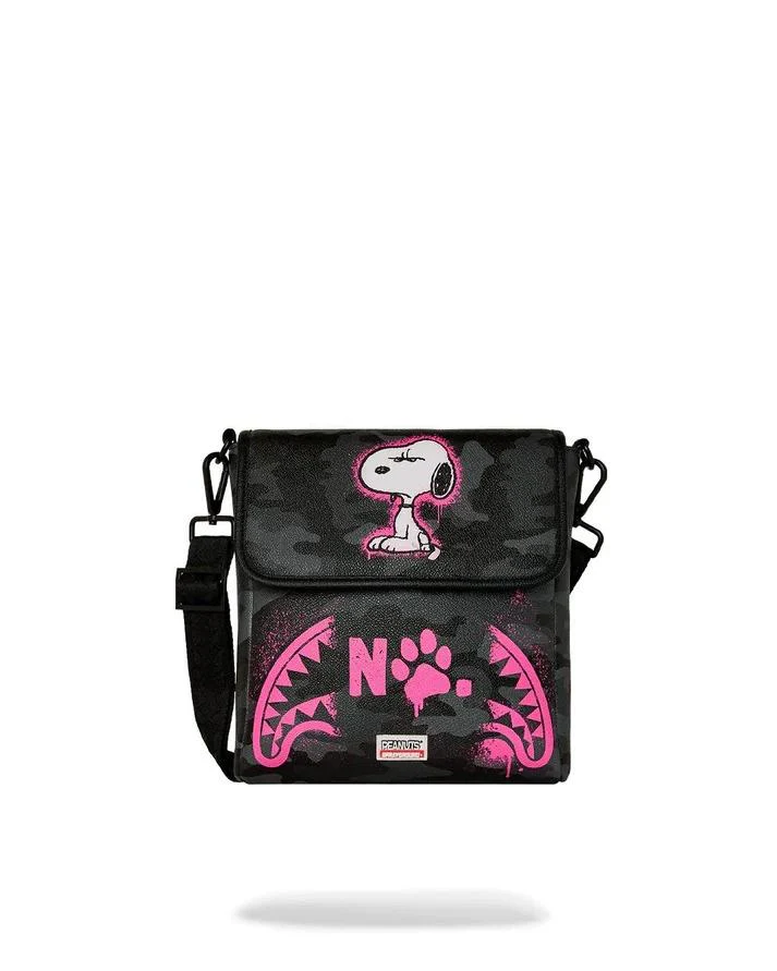 Peanuts Snoopy Pink Stencil Messeng