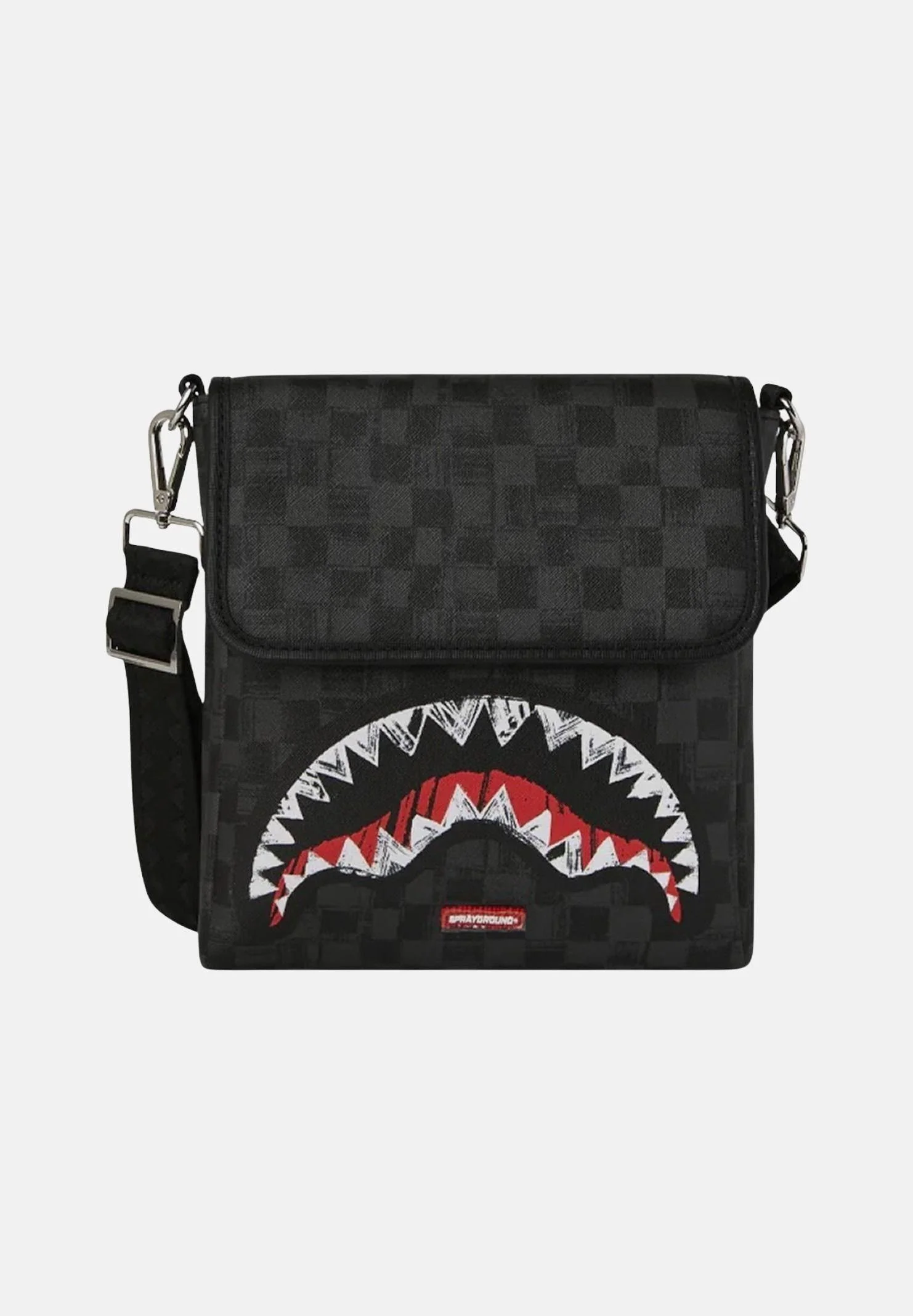 Scribble Shark Messenger Bag