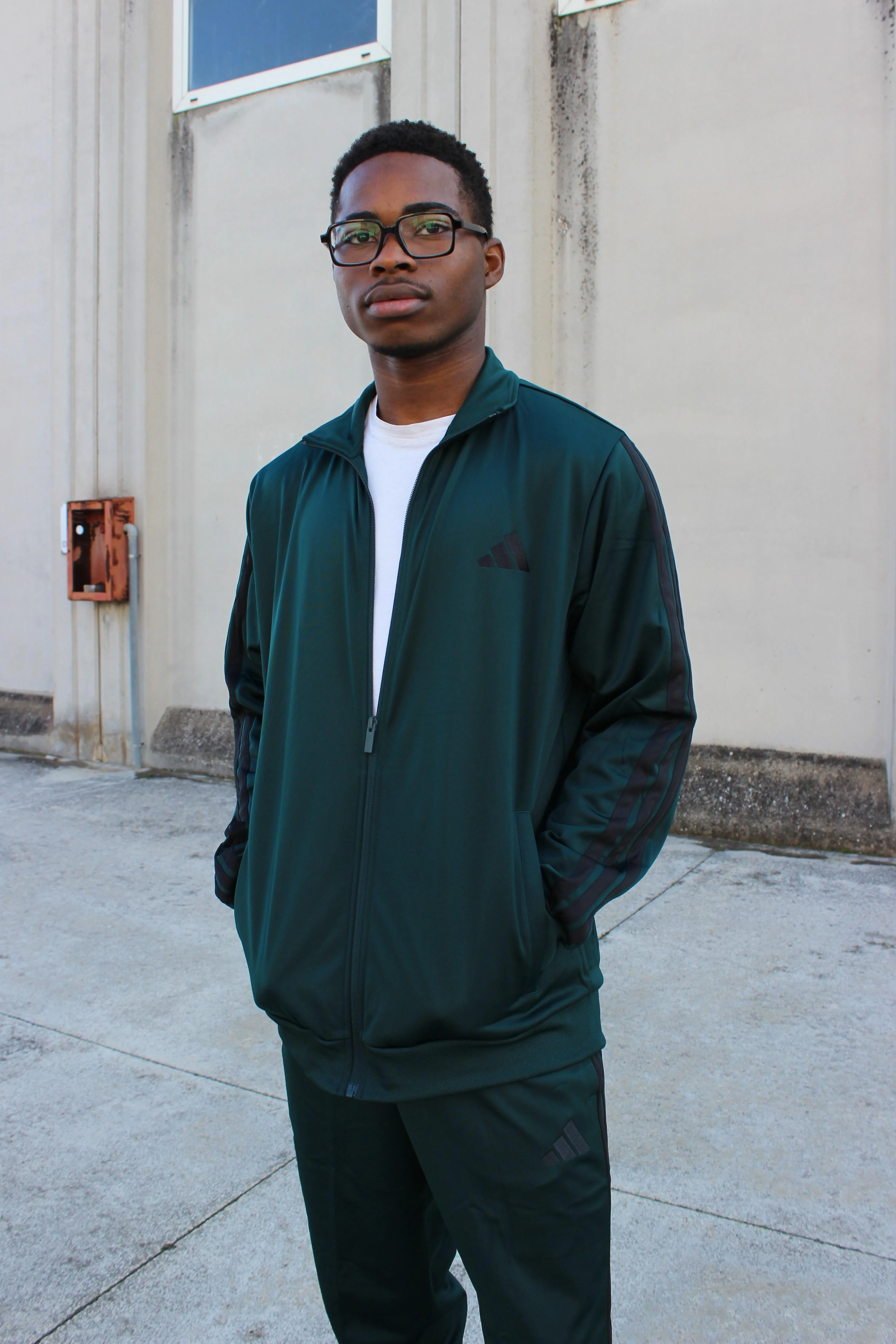 Tuta Sportiva Basic 3 Strisce Tricot Track Suit - Image 2